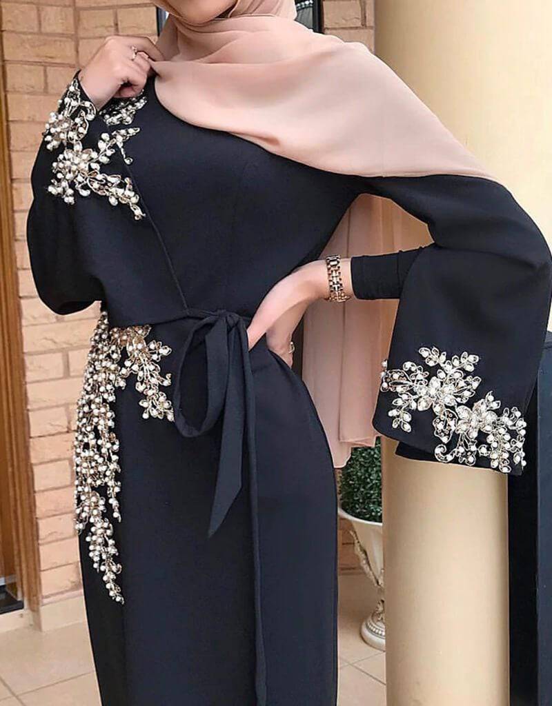 Muslim Ladies Robe Women Dress Eid Al Fitr-xinru