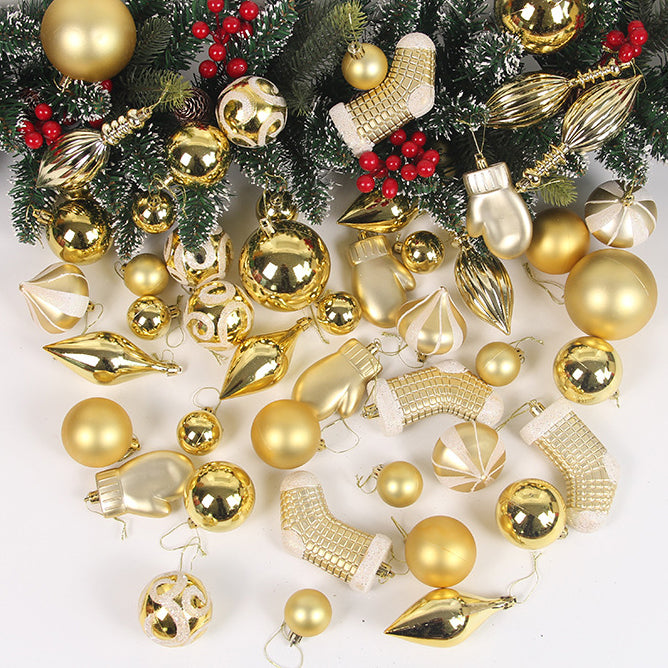 Nostalgic Painted Christmas Tree Ornaments, Set of 27-xinru shop