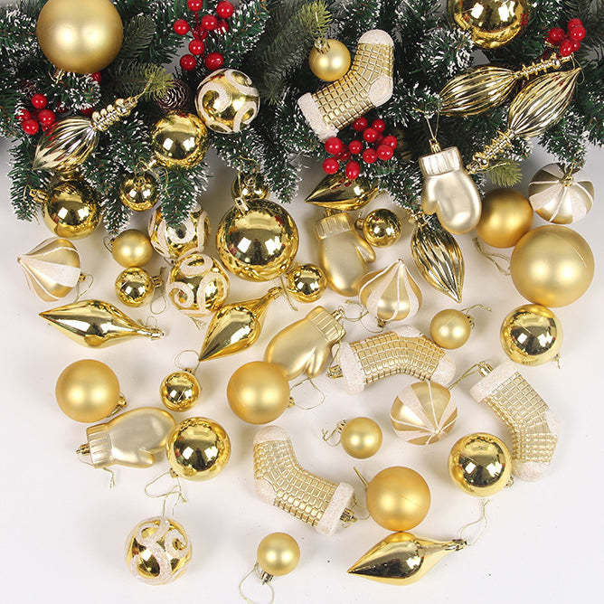 Nostalgic Painted Christmas Tree Ornaments, Set of 27-xinru shop