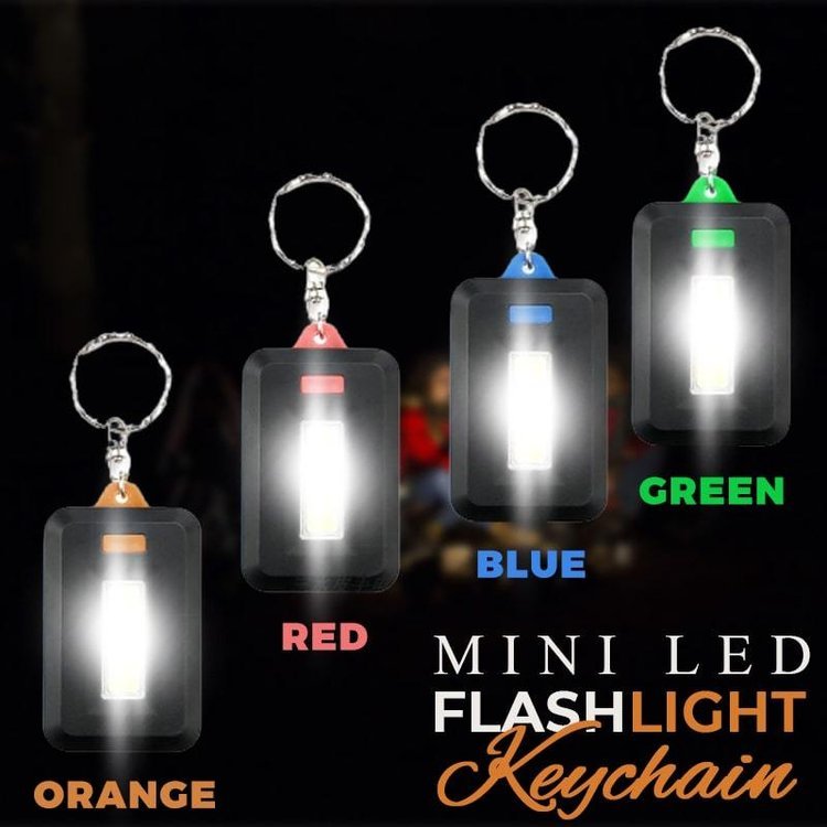 Portable Mini LED Flashlight Keychain Outdoor Camping Climbing Light Lamp-xinru