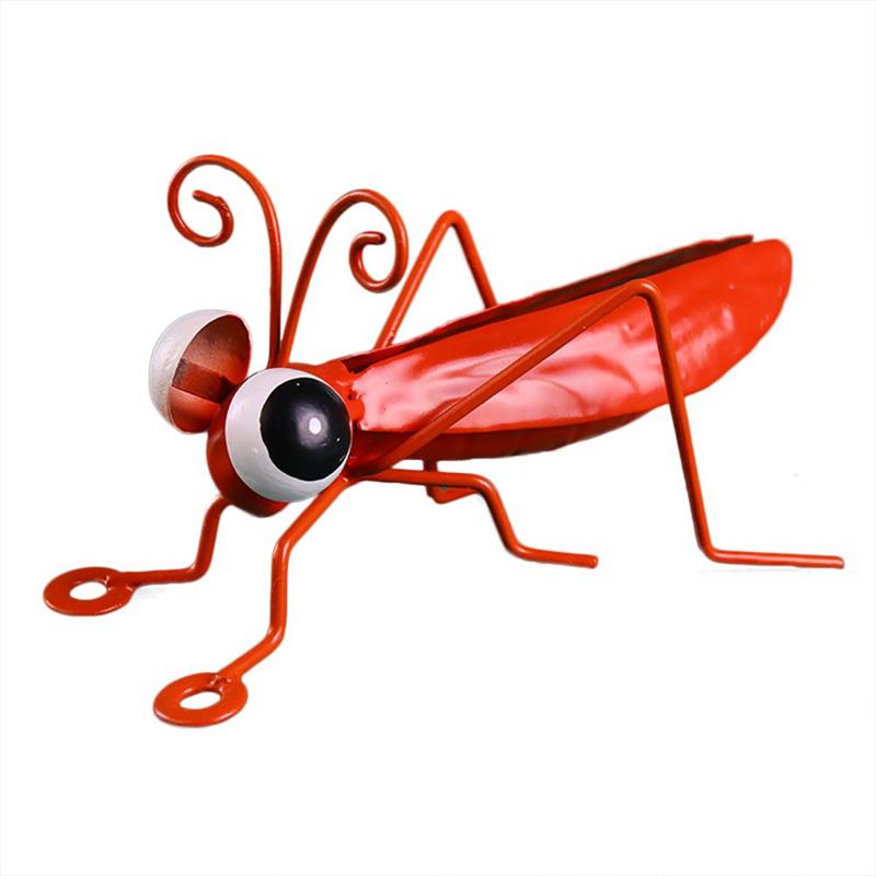 Wrought Iron Insect Garden D鑼卌or Courtyard Decoration Simulation Ornaments-xinru