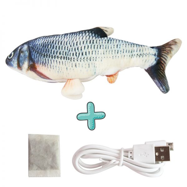 Interactive Flopping Fish Toy For Cats and Dogs-xinru