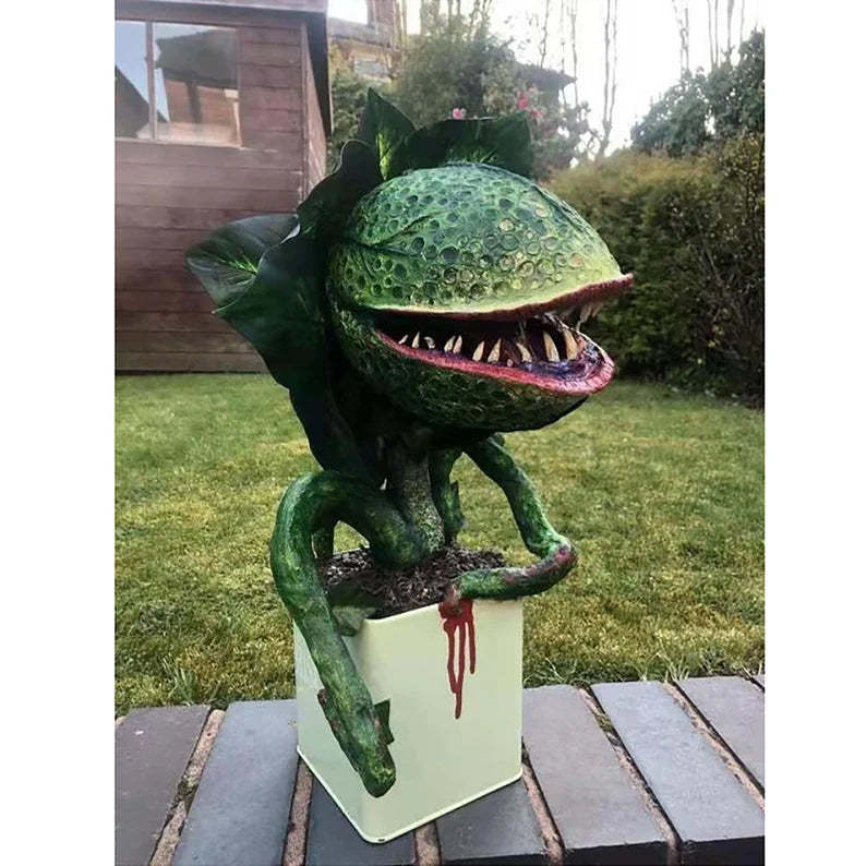Piranha Plant Statues Flower Decoration Movie Prop Yard Art Garden Home Gift-xinru
