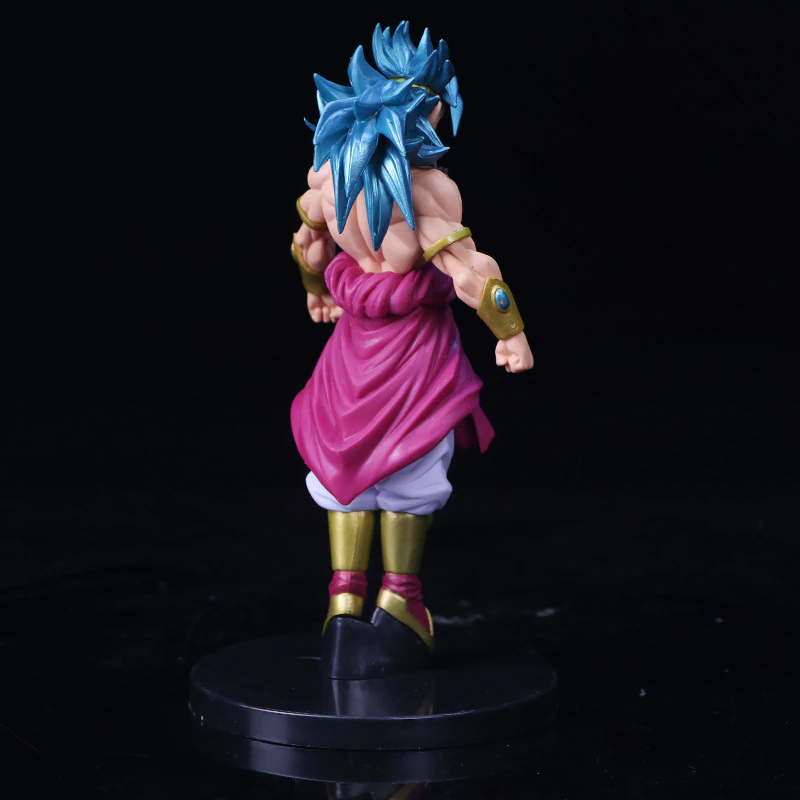 Dragon Ball Z Broly Pvc Figurine Super Saiyan Blue Broli Collection Model Figure 20cm-xinru