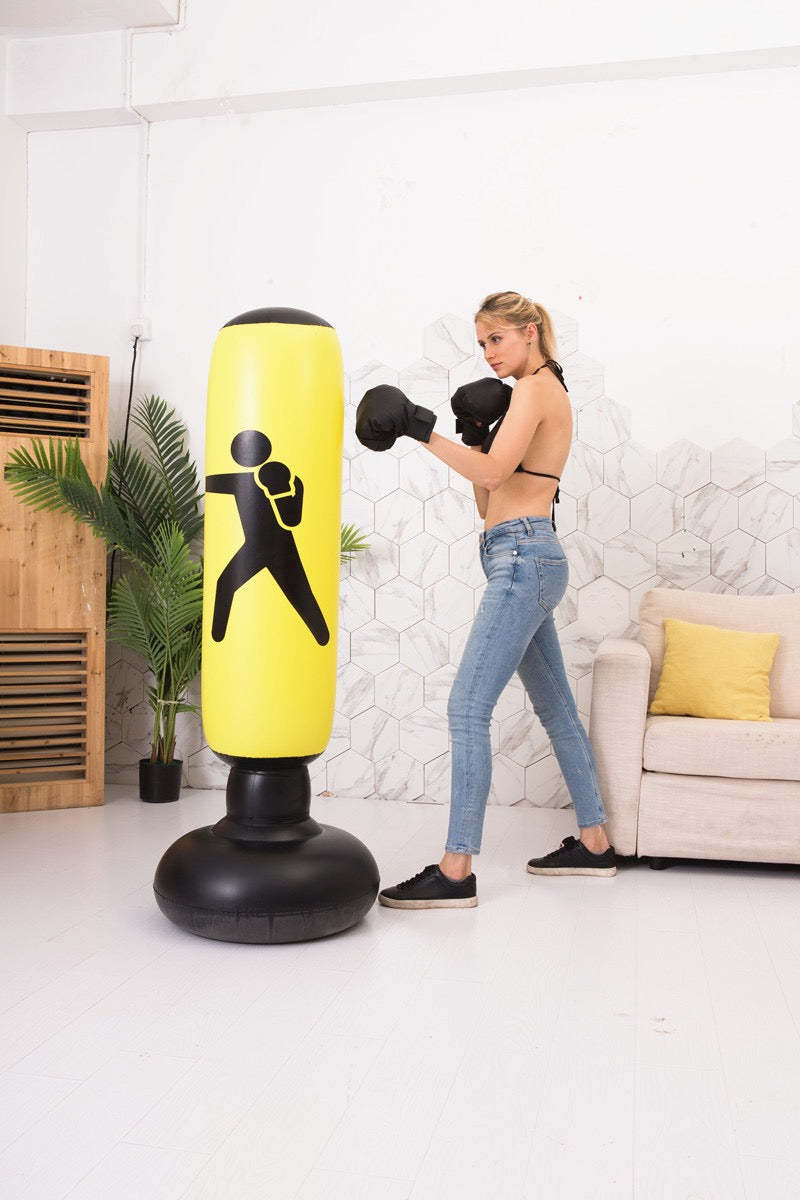 Fitness Inflatable Vertical Boxing Column Thickened 1.6 Meters High-xinru shop
