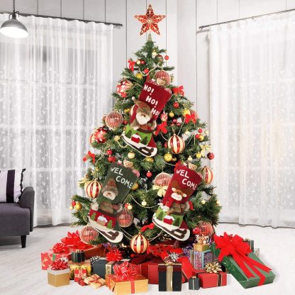 Christmas Stockings Candy Gifts Bag Hanging Ornaments Christmas Decoration-xinru shop