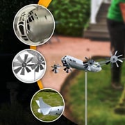 Super Fortress Aircraft Wind Spinner Metal Windmill Wind Energy-xinru