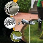 Super Fortress Aircraft Wind Spinner Metal Windmill Wind Energy-xinru