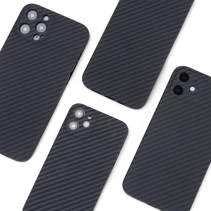 Carbon Fiber Fine Hole Hard Cover Case for iPhone-xinru shop
