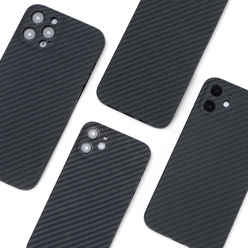 Carbon Fiber Fine Hole Hard Cover Case for iPhone-xinru shop