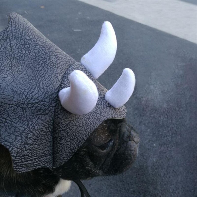 Triceratops Dog Costume Black | Dog Dinosaur Costume | Dog Costume-xinru