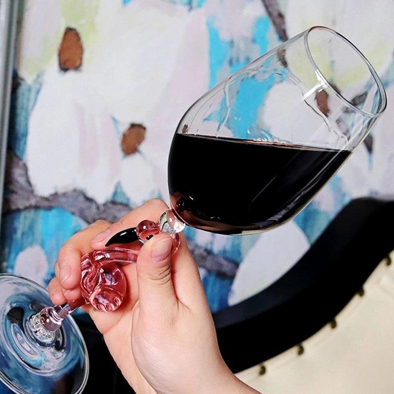 Creative Flamingo Wine Glasses Durable Goblet Set-xinru