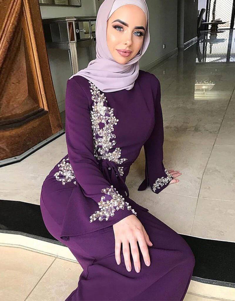 Muslim Ladies Robe Women Dress Eid Al Fitr-xinru