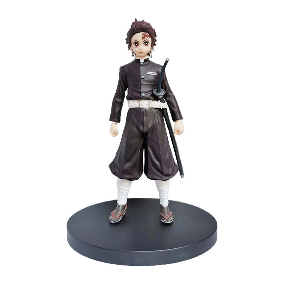 Demon Slayer Kimetsu No Yaiba  Kamado Tanjirou Action Figure PVC Model Toys-xinru