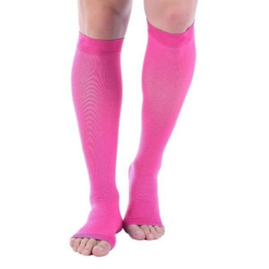 Open Toe Compression Socks - Easy to Put On Toeless Support Stockings!-xinru