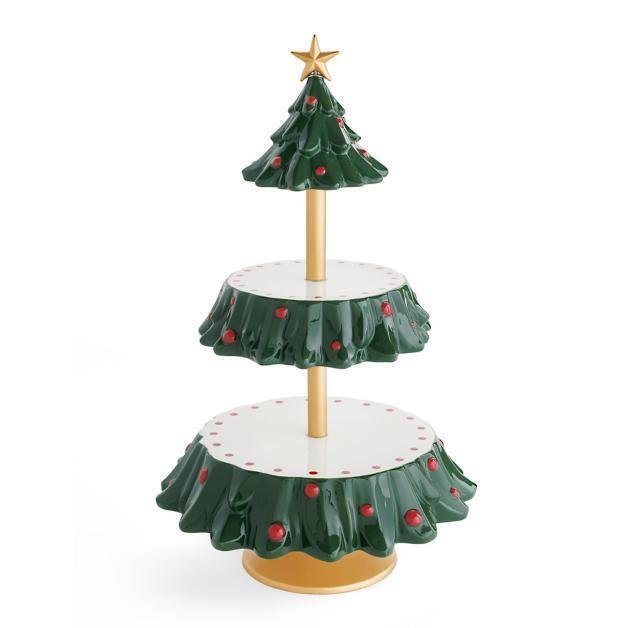 Christmas Tree Layered Snack Rack Christmas Party Decorations-xinru shop