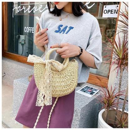 ストローバッグショルダーメッセンジャーバッグ-xinru shop