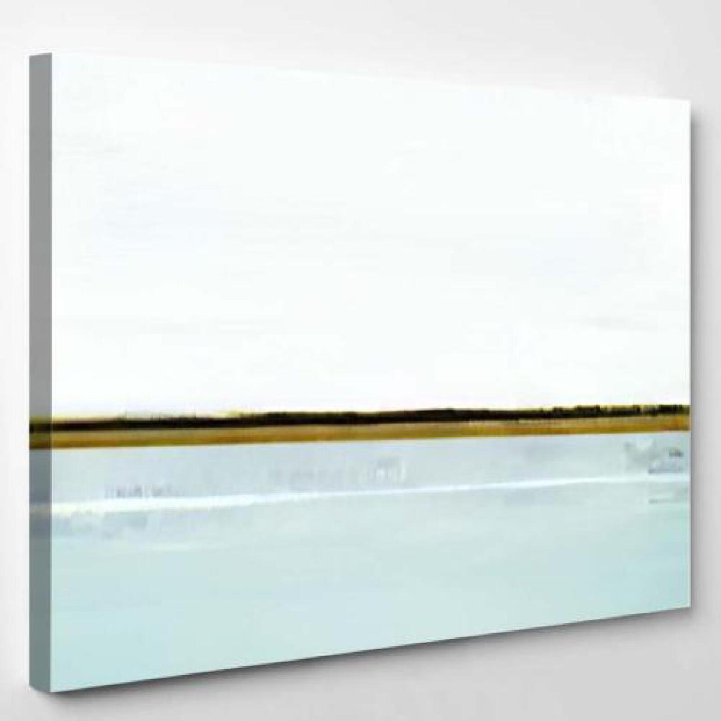 Blue Brown Abstract Art-xinru shop