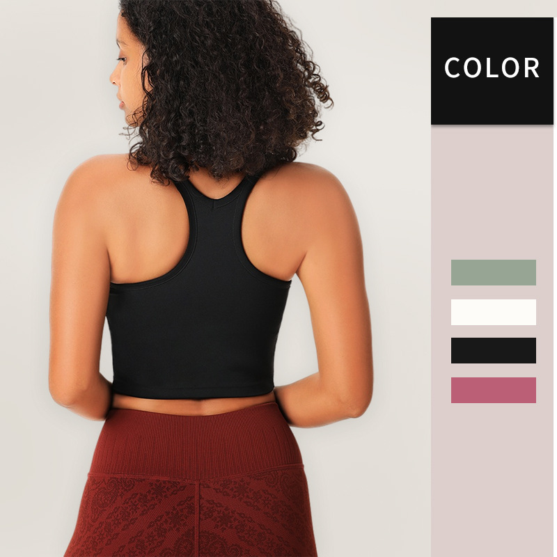 Sports Bra Yoga Wear Vertical Beautiful Back Sports Underwear Quick Drying Bra Fitness Running Women's Yoga Wear-xinru shop