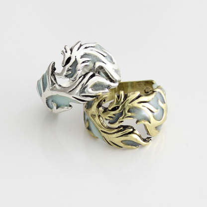 Hypoallergenic Luminous Dragon Ring  Favors For Women and Men-xinru