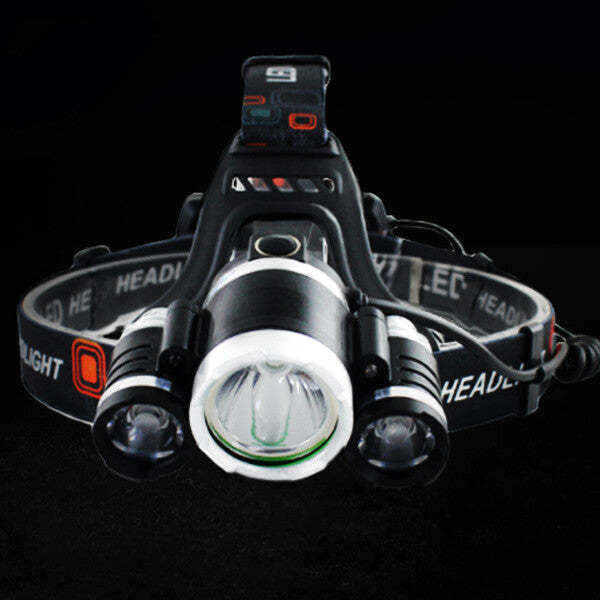 HLX3 High Power 4-Mode LED Waterproof Headlamp Kit Stealth Angel Survival-xinru