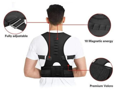 Unisex Adjustable Back Support Posture Corrector-xinru