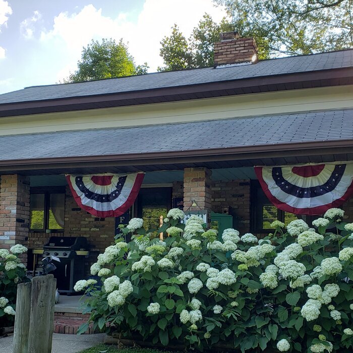 USA Pleated Fan Flag Half Fan Banner Flag Patriotic For Independence Day-xinru