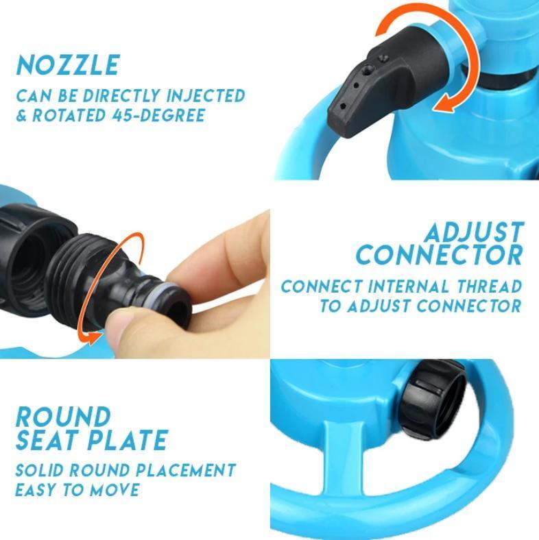 Automatic 360 Rotating Garden Sprinkler-xinru