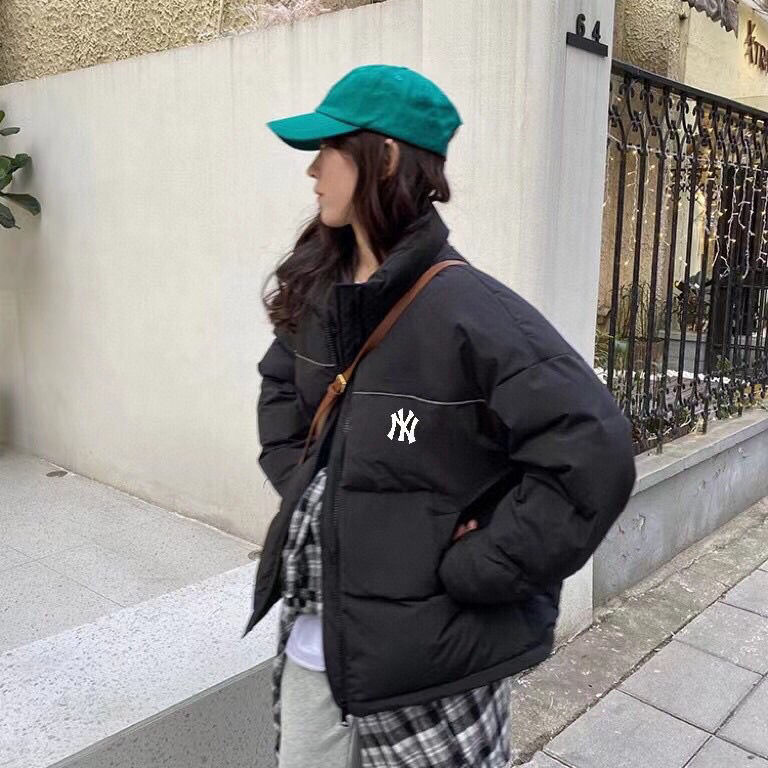 [MLB] Glossy Block Short Padding ★大人気★-xinru shop