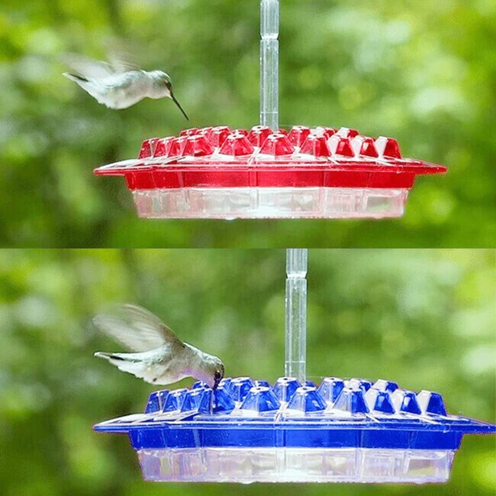 Hummingbird Feeder Outdoor Hanging Six Sides Hooked Bird Feeder-xinru
