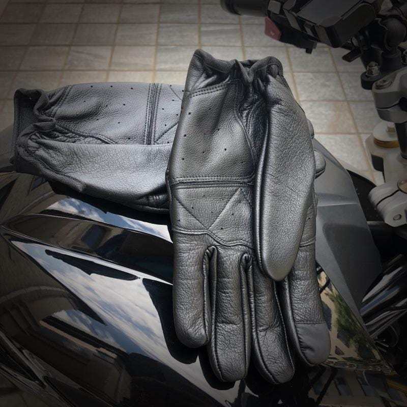 Motorcycle Leather Gloves Touch Screen-xinru