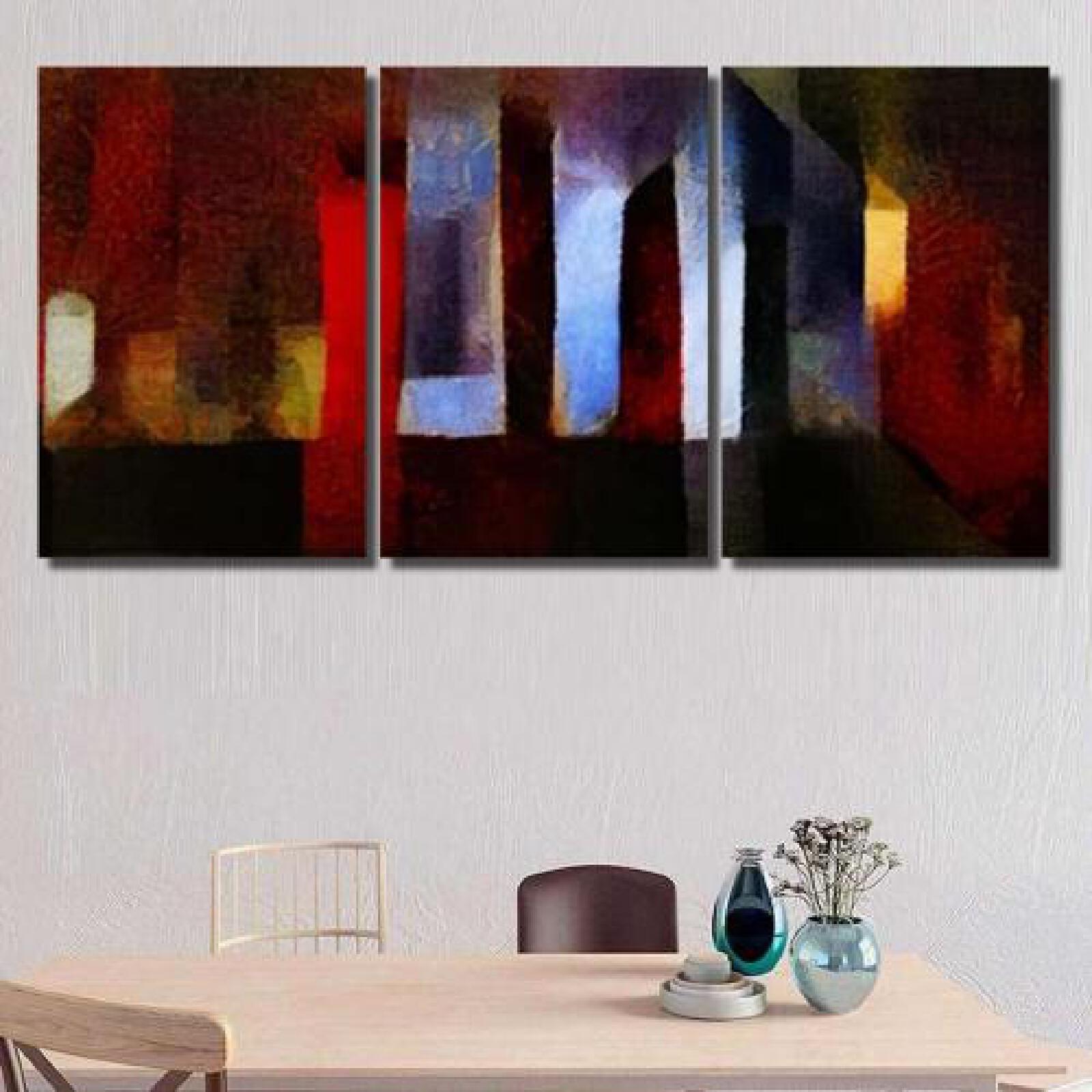 City Abstract Panorama Style Piet Mondrian-xinru shop