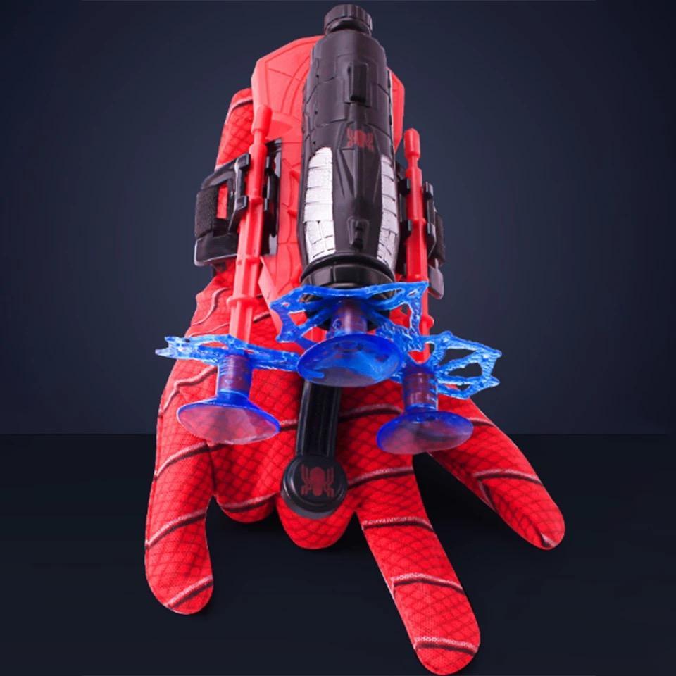 Spiderman Launcher Spinning Sticky Wall Soft Bullet Wrist Toy-xinru