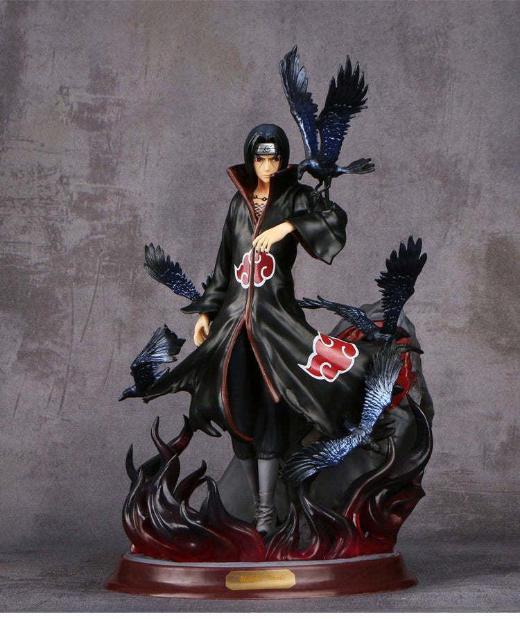 Naruto Shippuden Uchiha Itachi Pvc Action Figure Toy Collection Model Crow-xinru