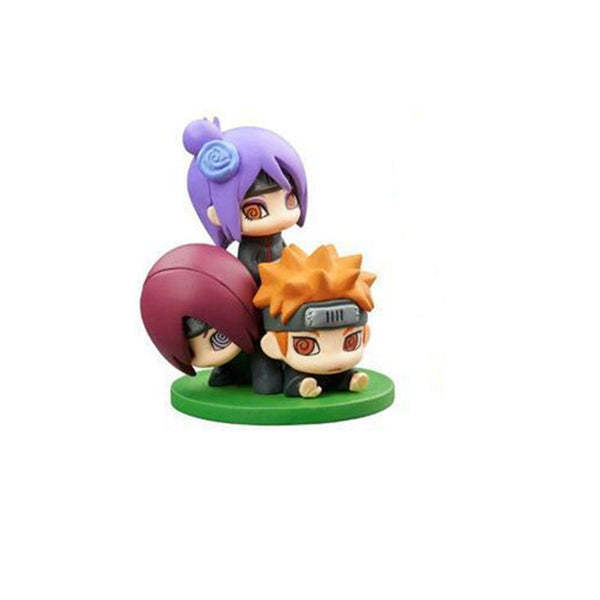 New Naruto Anime Figures Q Version Kawaii Shippuden Toys Doll-xinru
