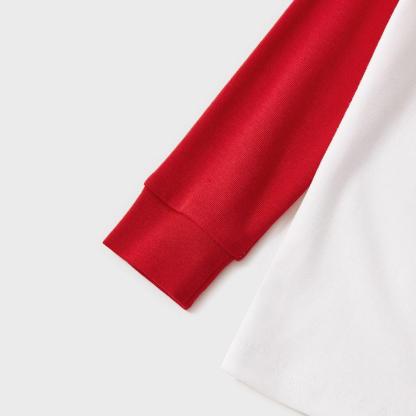 Plus Size Christmas Letter Print Red Plaid Family Matching Long-sleeve Pajamas Set-xinru shop