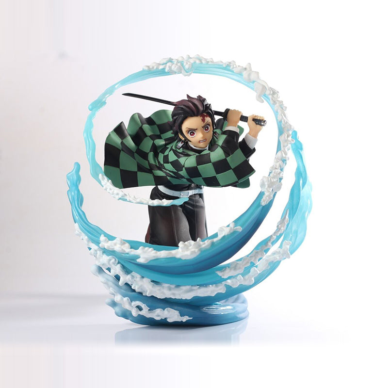 Demon Slayer Anime Figure Kamado Tanjirou Hinokami Kagura Action Figure-xinru