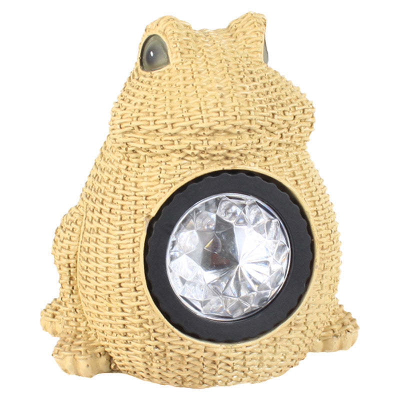 Outdoor Waterproof LED Solar Lamp Resin Craft Animal Sculpture-xinru