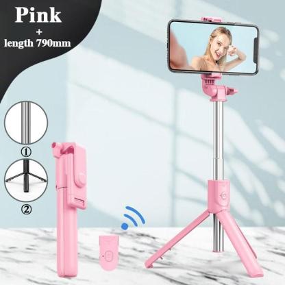 6 In 1 Wireless Bluetooth Real-Time Broadcast Remote Control Selfie Stick Tripod-xinru