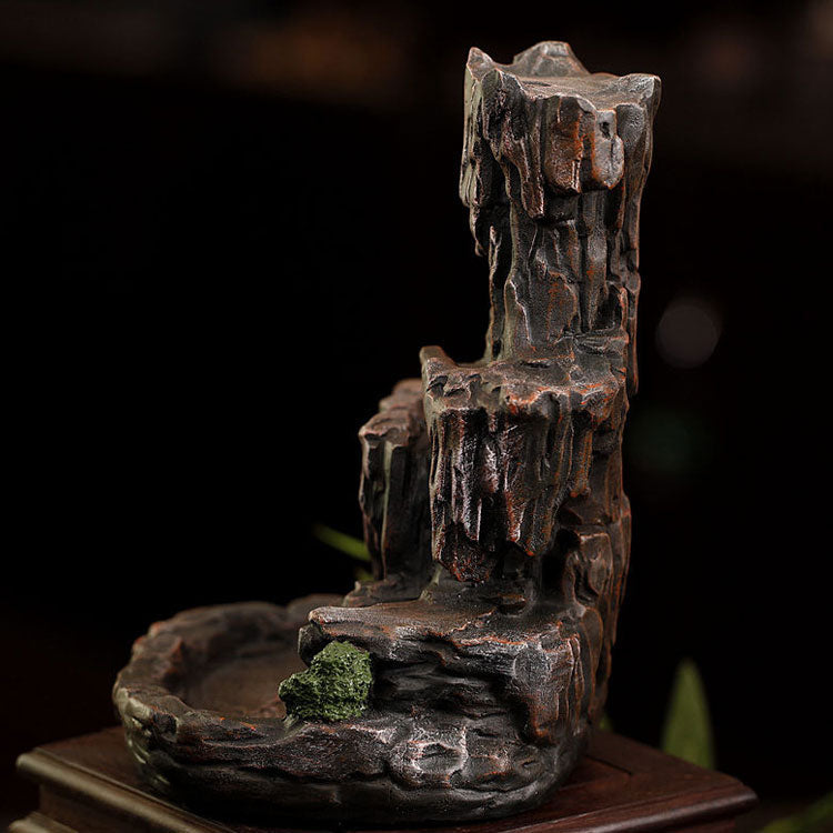 Rocky Mountain Waterfall Incense Burner-xinru