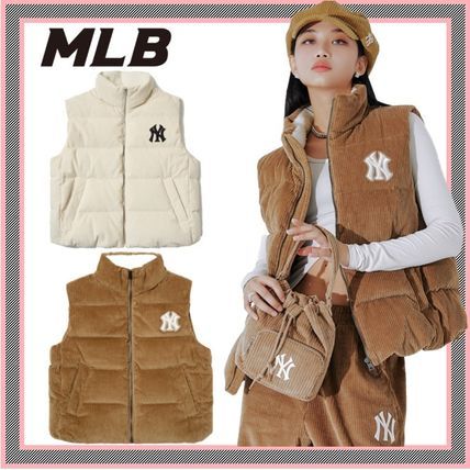 【MLB】Corduroy Cotton Padded Vest ★大人気★-xinru shop