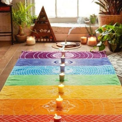 Rainbow Chakra Tapestry-xinru shop