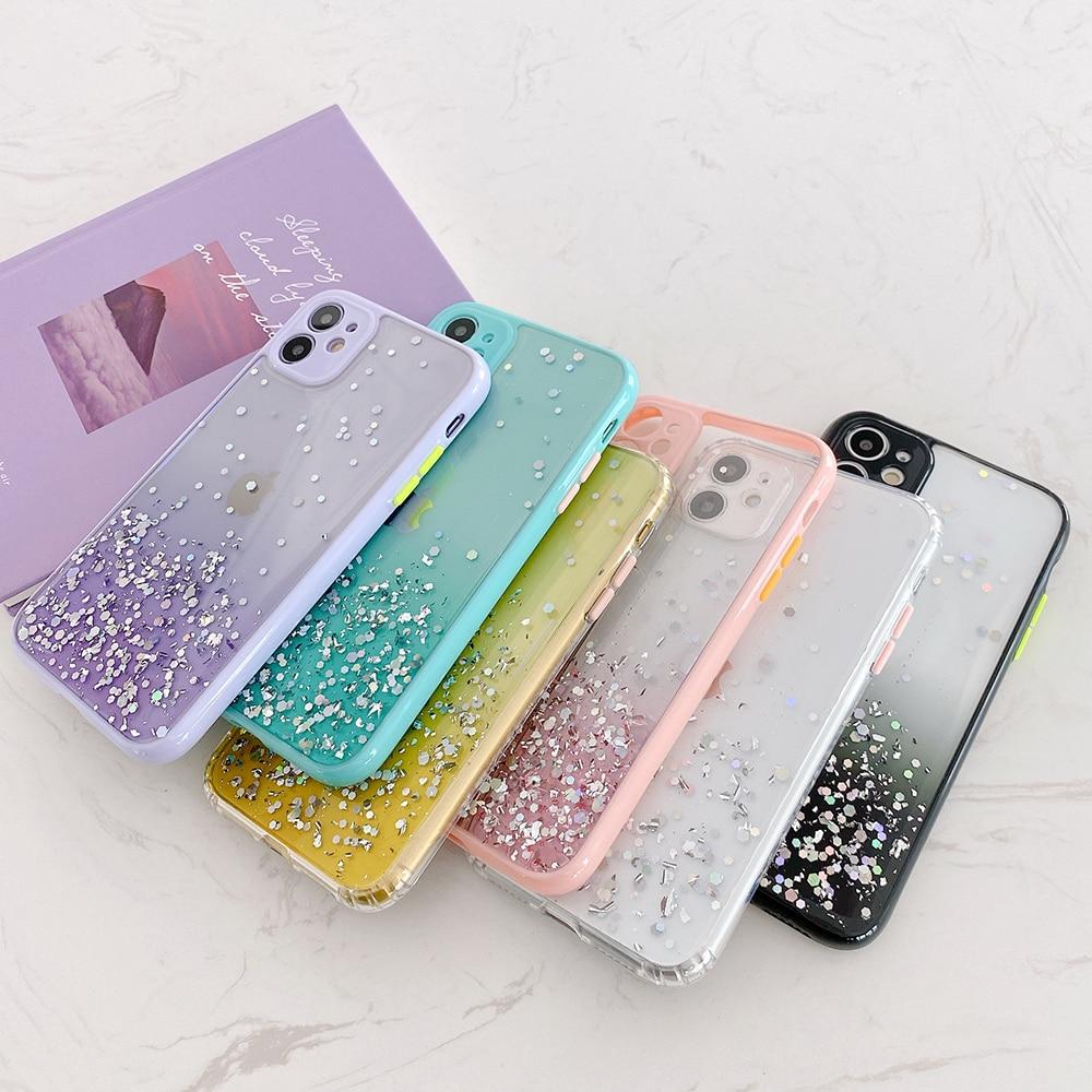 Gradient Glitter Sequins Case-xinru
