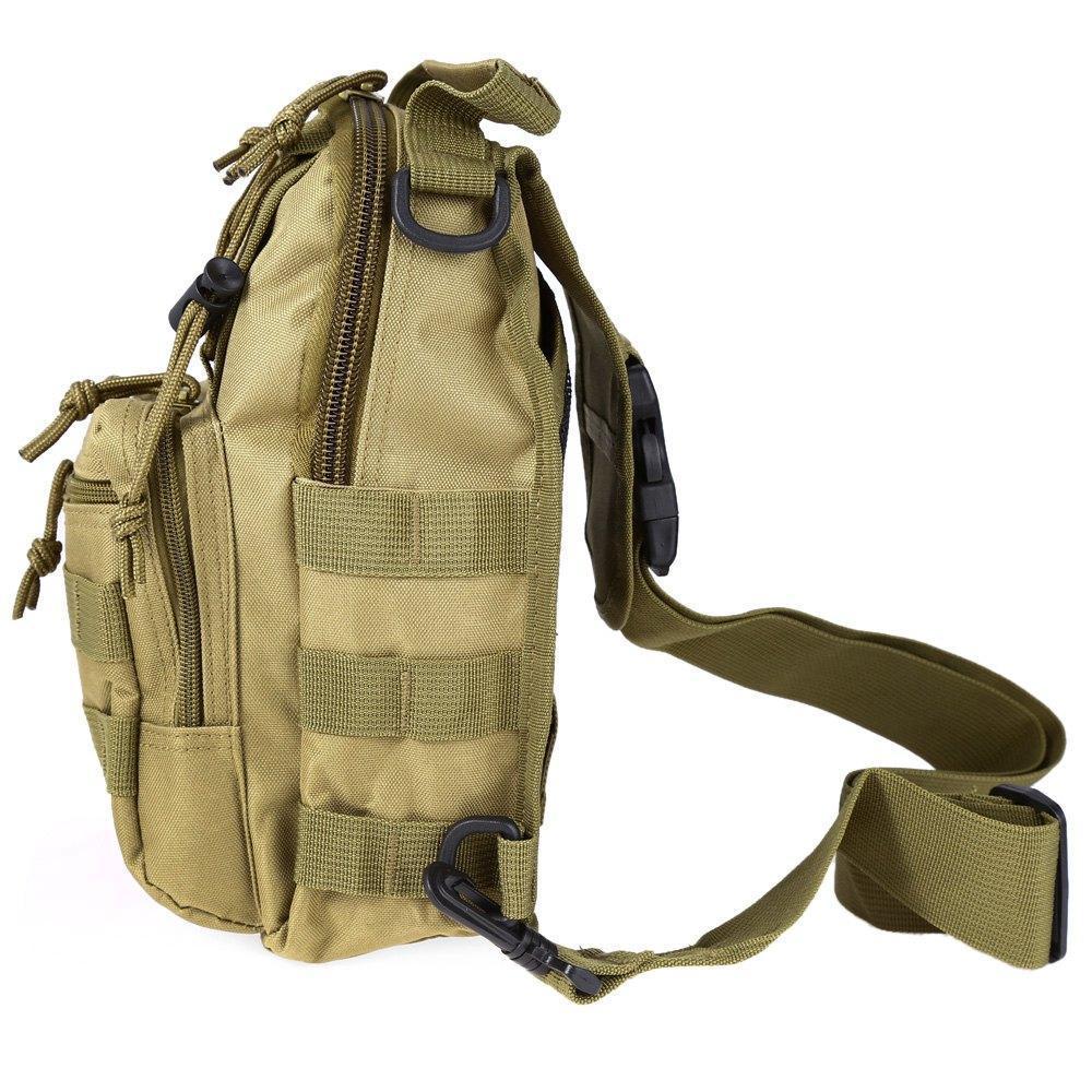 Military Survival Shoulder Tactical Sling Backpack-xinru