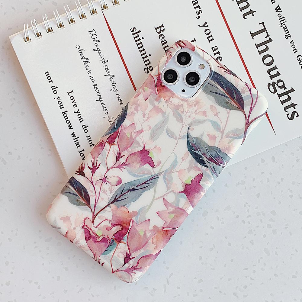 Retro Watercolor Flower Case-xinru