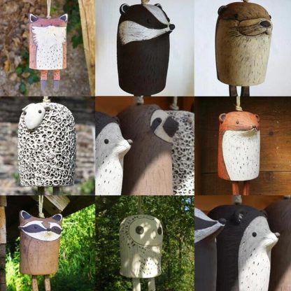 Ceramics Animal Wind Chimes-xinru shop