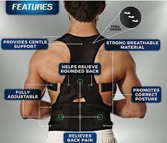 Unisex Adjustable Back Support Posture Corrector-xinru