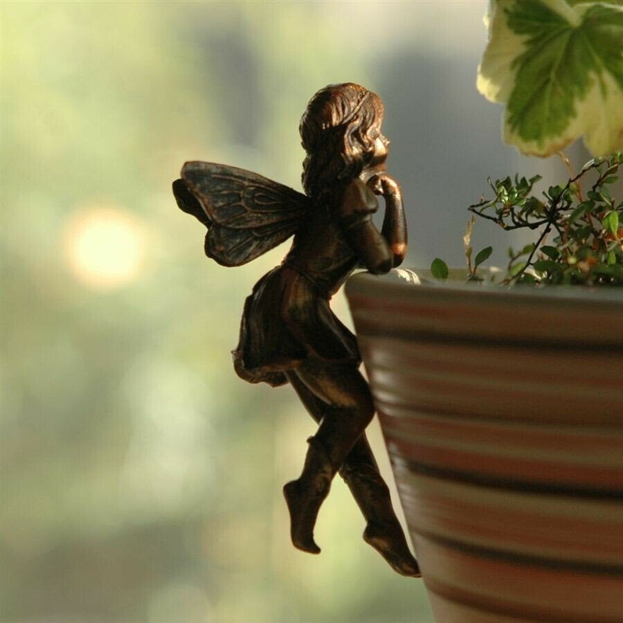 Fairy Girl Hanging Pot Hanger Resin-xinru