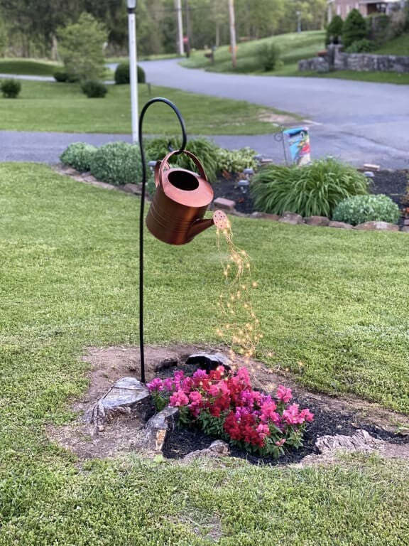 Garden Solar Electric Watering Can Shower Light Outdoor String Lights for Lawn Decoration-xinru