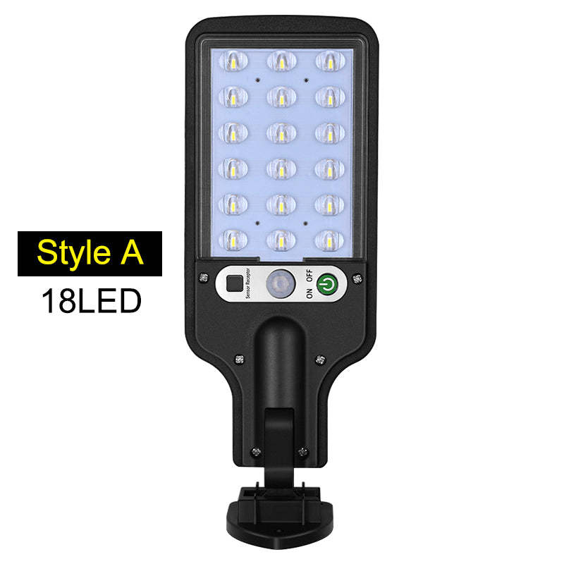 Outdoor Solar Street Lights With 3 Light Mode Waterproof Motion Sensor-xinru